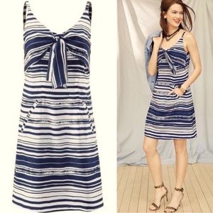 CAbi Striped Knot Dress